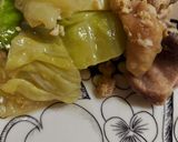 まるごと春キャベツのステーキ麹鶏肉添え作り方7写真