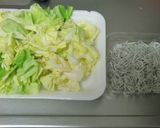 簡単　野菜炒め（キャベツ炒め）作り方1写真