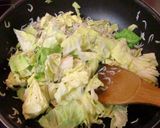 簡単　野菜炒め（キャベツ炒め）作り方2写真