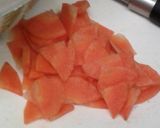 わさび菜とほうれん草のチャーハン作り方1写真