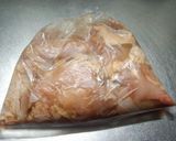 簡単鶏もも肉のめんつゆ漬け焼き作り方1写真