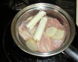 鶏もも肉の冷製　ねぎ塩ソース作り方1写真