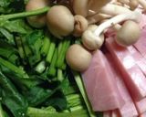 簡単にほうれん草のクリームパスタ作り方2写真