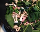 簡単にほうれん草のクリームパスタ作り方3写真