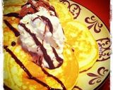 ほんのり甘〜いもちもちパンケーキ＊作り方4写真