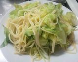 春☆キャベツと桜エビのパスタ作り方4写真