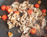 にんにくトマたま牛丼作り方3写真