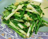 野蒜（ノビル）のきんぴら作り方4写真
