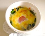 簡単おいしい♪ほうれん草と卵のココット♪作り方5写真