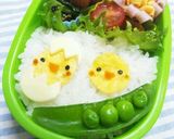 ☆簡単♪キャラ弁!!ひよこのお弁当☆作り方5写真