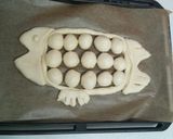 子供の日☆ドでかい!鯉のぼりパン*HB*作り方7写真
