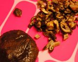 干し椎茸のトマトファルファッレ作り方2写真