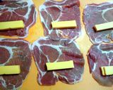 簡単♥巻いて焼くだけ！豚肉チーズ巻き作り方1写真