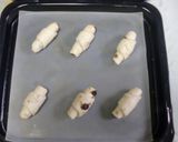 胡桃レーズンいっぱい入ったバターロール作り方4写真