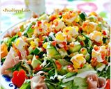 キラキラチーズと野菜のキューブサラダ作り方7写真