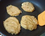 朝食に☆味噌つくねハンバーガー作り方3写真