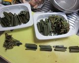 母の山菜おこわ作り方2写真