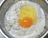 チーズ入りホットケーキ作り方1写真