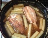 フライパンで！赤魚と大根の煮付け♪作り方5写真