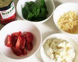 見た目だけじゃない、カプレーゼ風パスタ作り方1写真