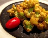 苦手克服!カリフラワーとポテトのカレー炒作り方4写真