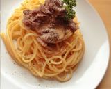 パスタ・ストロガノフ 赤ワイン仕立て作り方7写真