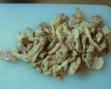 そらまめと茹で鶏のサラダ作り方3写真
