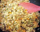 ランチ◎簡単♪大蒜バター醤油☆挽肉☆炒飯作り方8写真