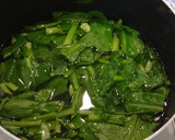 あっという間の一品　小松菜のなめたけ和え作り方1写真