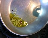 エビとそら豆のトマトソース（アラビアータ作り方4写真