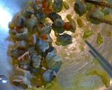 エビとそら豆のトマトソース（アラビアータ作り方6写真