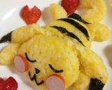 キャラ弁に☆ネンネしてるピカチュウ作り方7写真