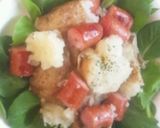 簡単 ジャーマンポテト風ベビーリーフ添え作り方4写真