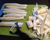 ホワイトアスパラガスのホイル包み焼き作り方1写真