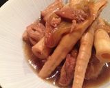 鶏とシャキシャキ姫筍の煮物作り方6写真