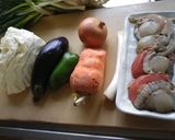 ホタテの味噌バター野菜炒め作り方1写真