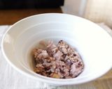 ベーコンエッグ丼作り方1写真