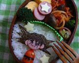 簡単キャラ弁おかず：ドラゴンボール悟空作り方15写真