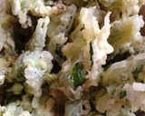 自分用メモ:祝蕾（しゅくらい）の天ぷら作り方7写真