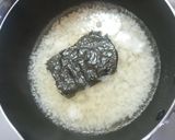 残ったご飯で簡単!海苔雑炊♪作り方5写真