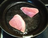 カジキマグロのガーリックソテー作り方1写真