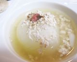 新玉ねぎの鶏そぼろ薬膳スープ作り方4写真