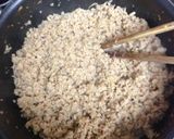 鶏そぼろ丼☻作り方3写真