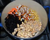 強火で時短調理！大豆とひじきの煮物作り方3写真
