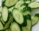 即席なのに味がしみた☆きゅうりの辛子漬け作り方1写真