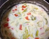 野菜たっぷりミルクスープ作り方3写真