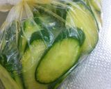 即席なのに味がしみた☆きゅうりの辛子漬け作り方2写真