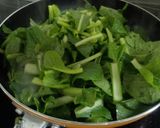小松菜としめじのにんにく醤油炒め作り方1写真