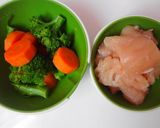お子様に☆野菜たっぷりチキンナゲット風作り方1写真