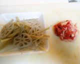 絶品【根菜と和牛で】和のクリームパスタ。作り方1写真